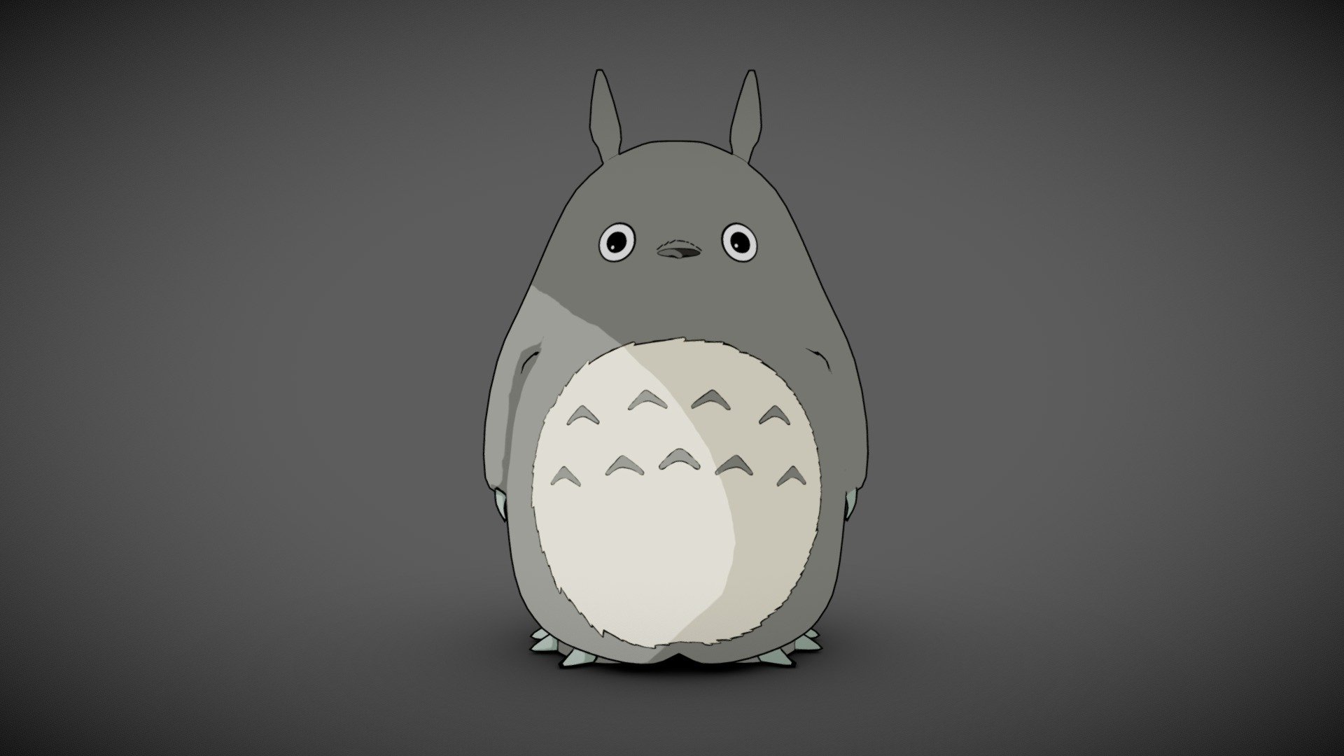 Totoro - My neighbor totoro — Sketchfab embed 3D viewer