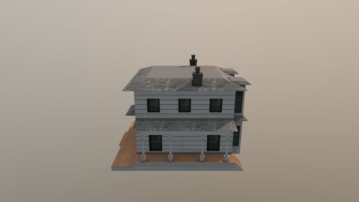 Beach House DAE 3D Model