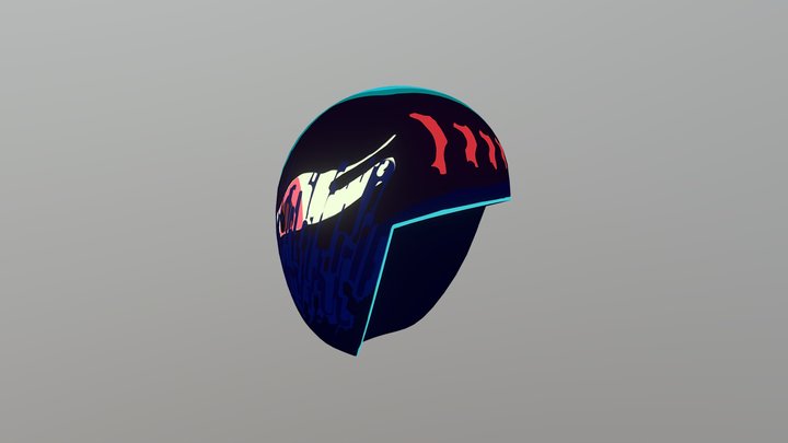 Handpainted "Punk" Mask Face – Modello 3D gratuito STL