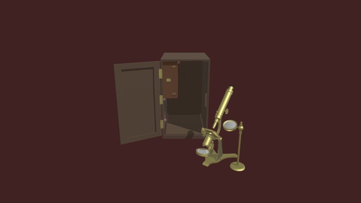 Old microscope_xyz_draft 3D Model
