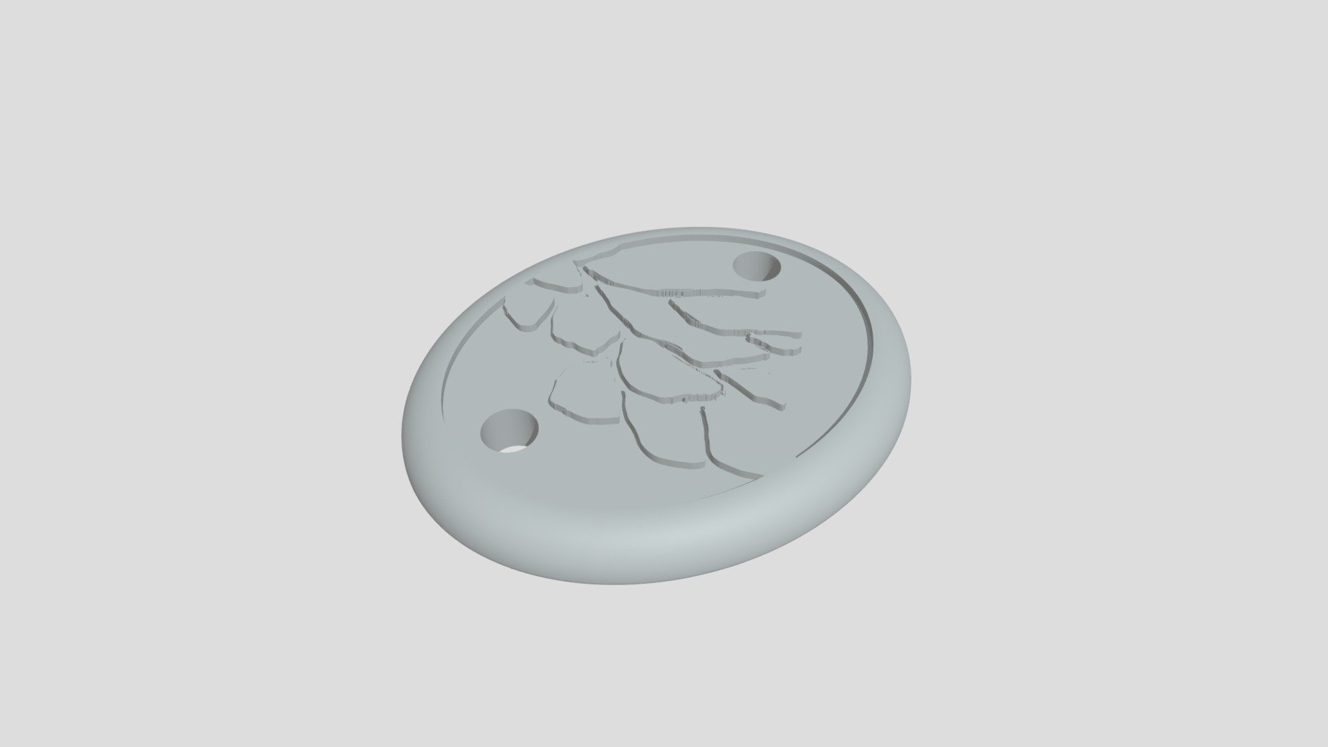 Elipse Embossed Button - 3D model by AnjaCC [c8dbd45] - Sketchfab