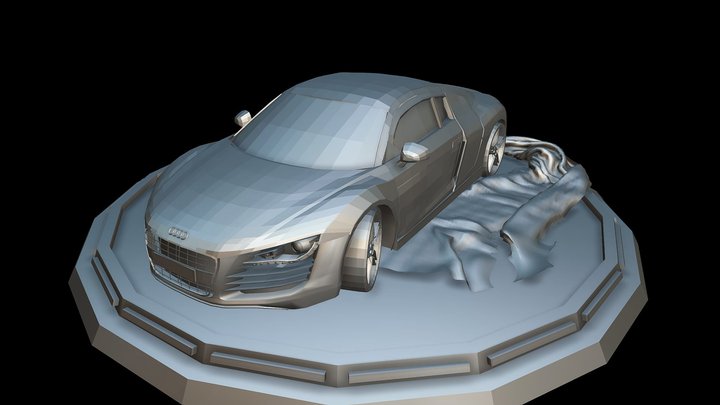 R8 Car 3D Model