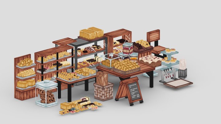 Bakery Decoration Volume 1 3D Model