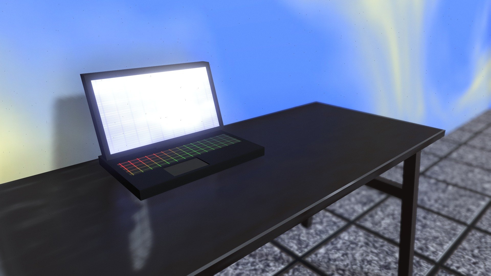 Low poly laptop computer - Download Free 3D model by imperioame ...