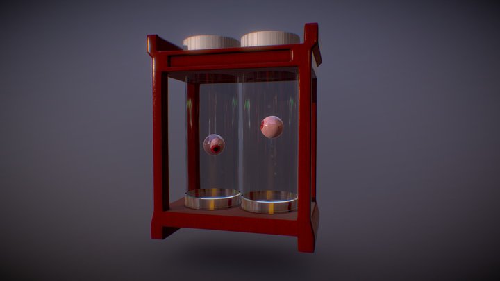 Scarlet eyes of hunter x hunter anime. 3D Model
