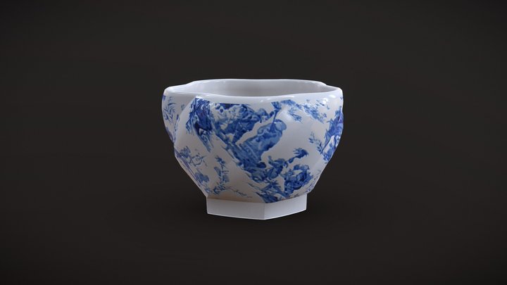 Traditional Chinese Tea Ceremony Cup 3D Model