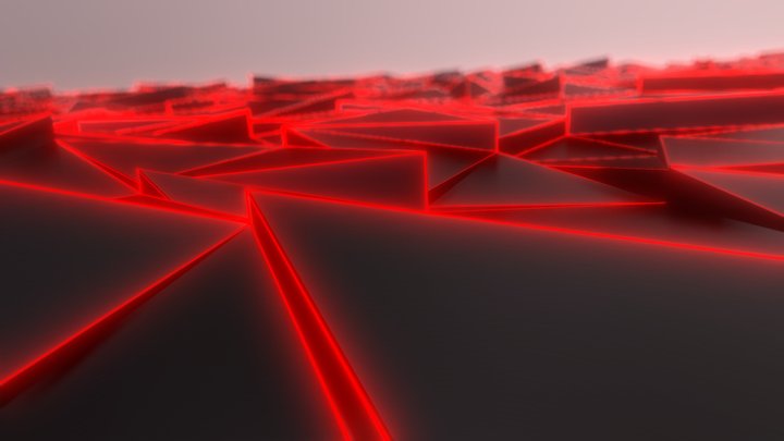 Abstract red background 3D Model