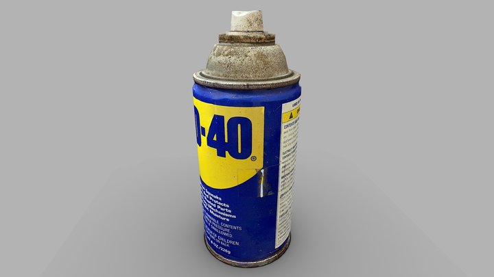 WD40 Scan LOWPOLY 3D Model