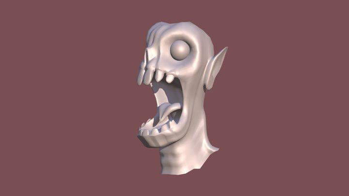 Zombiefacefinal 3D Model