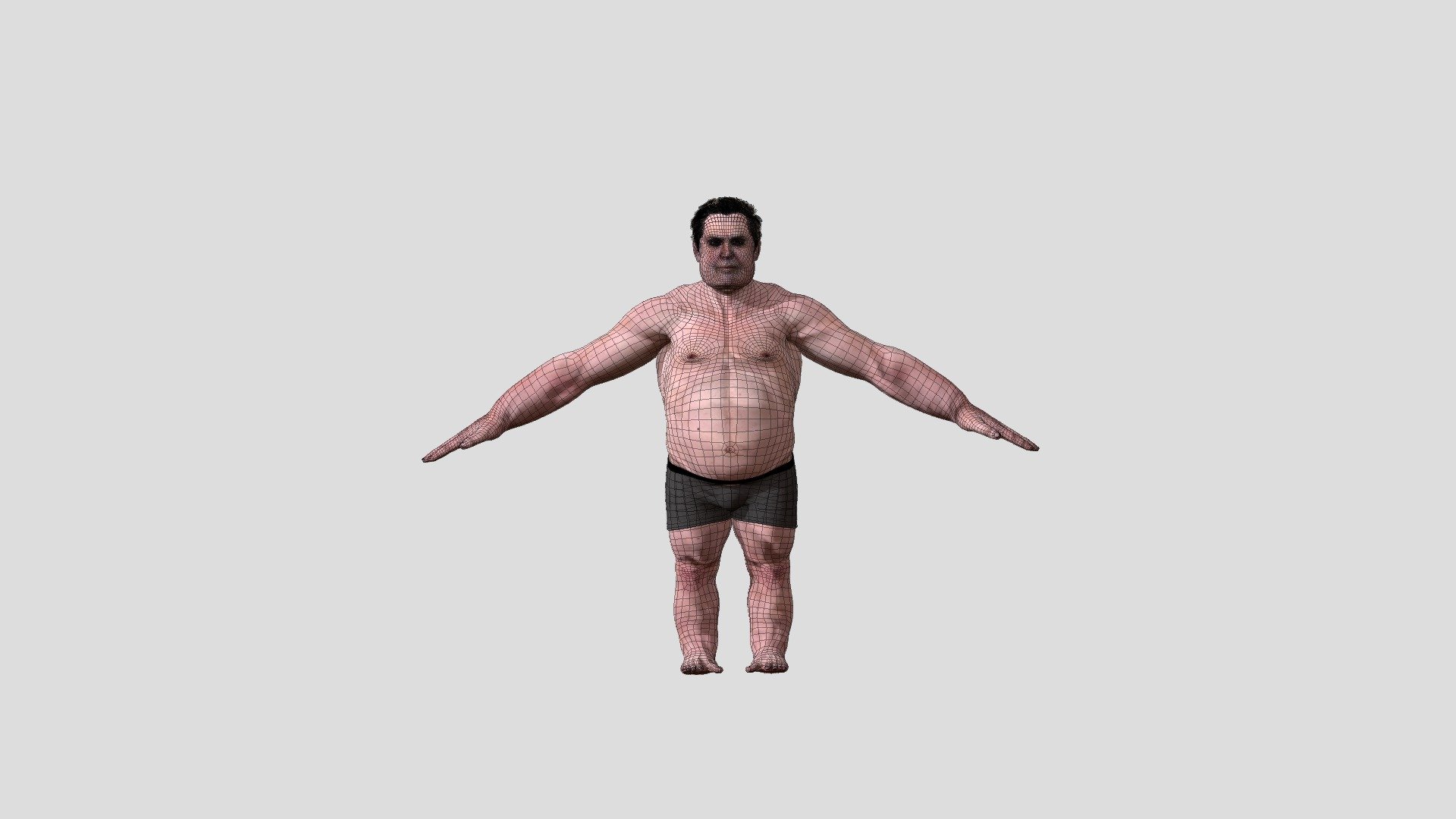old massive wrestler