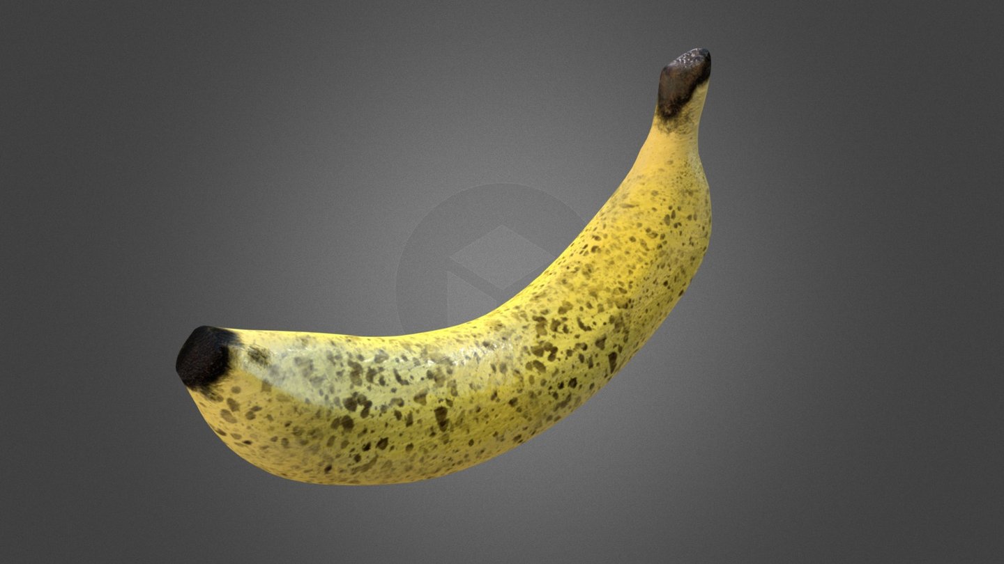 Banana - 3D model by Cordy [c8e2fb8] - Sketchfab