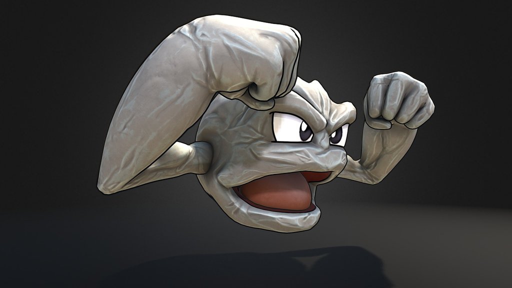 Geodude Pokemon - Download Free 3D model by 3dlogicus (@3dlogicus