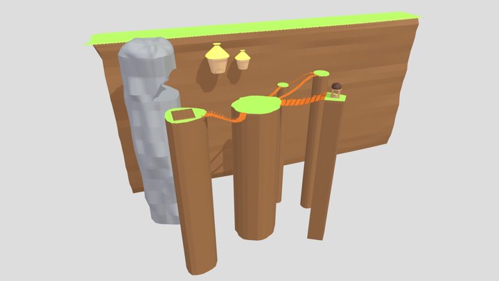PvE Level (Present) 3D Model