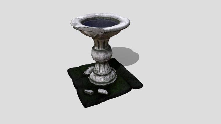 Birdbath 3D Model