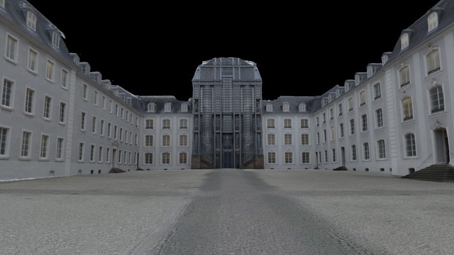 Schloss Saarbrücken Version 2 3D Model