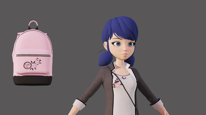 Marinette 3D Model
