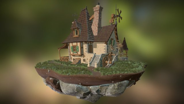 Belle's Cottage 3D Model
