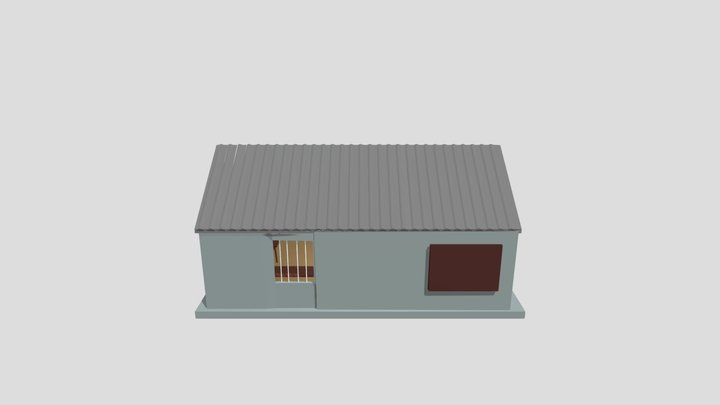 Medieval Village House 3D Model