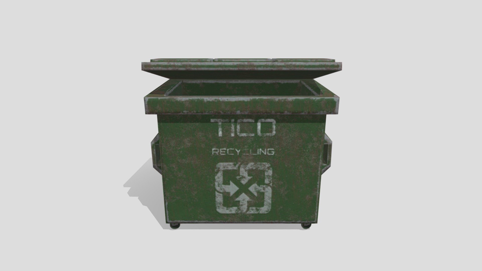 Recycle can - 3D model by Lu0412 [c8e71bf] - Sketchfab
