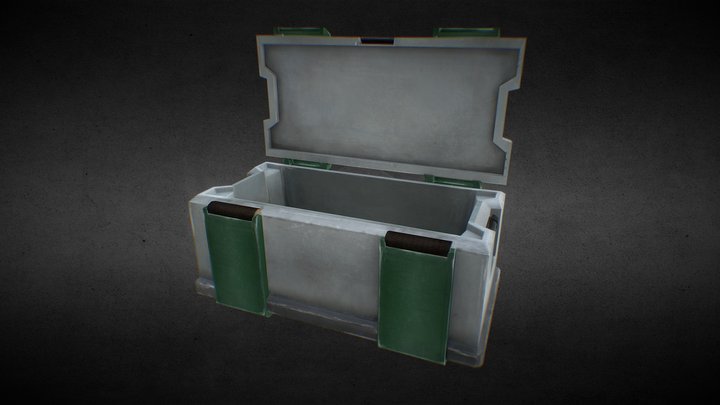 Storage Crate 3D Model