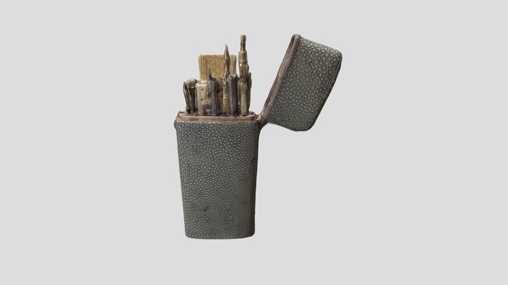 Θήκη Οργάνων Σχεδίασης Ναυτιλίας 3D Model