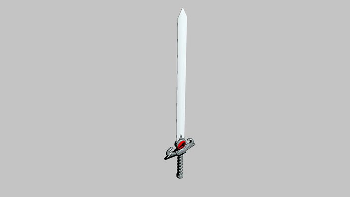 The Sword of Omens Inktober Day17 Ornament 3D Model