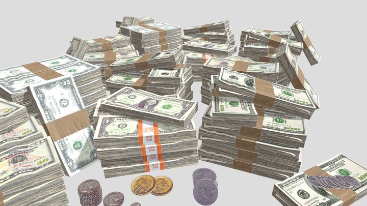 Money 3D Model
