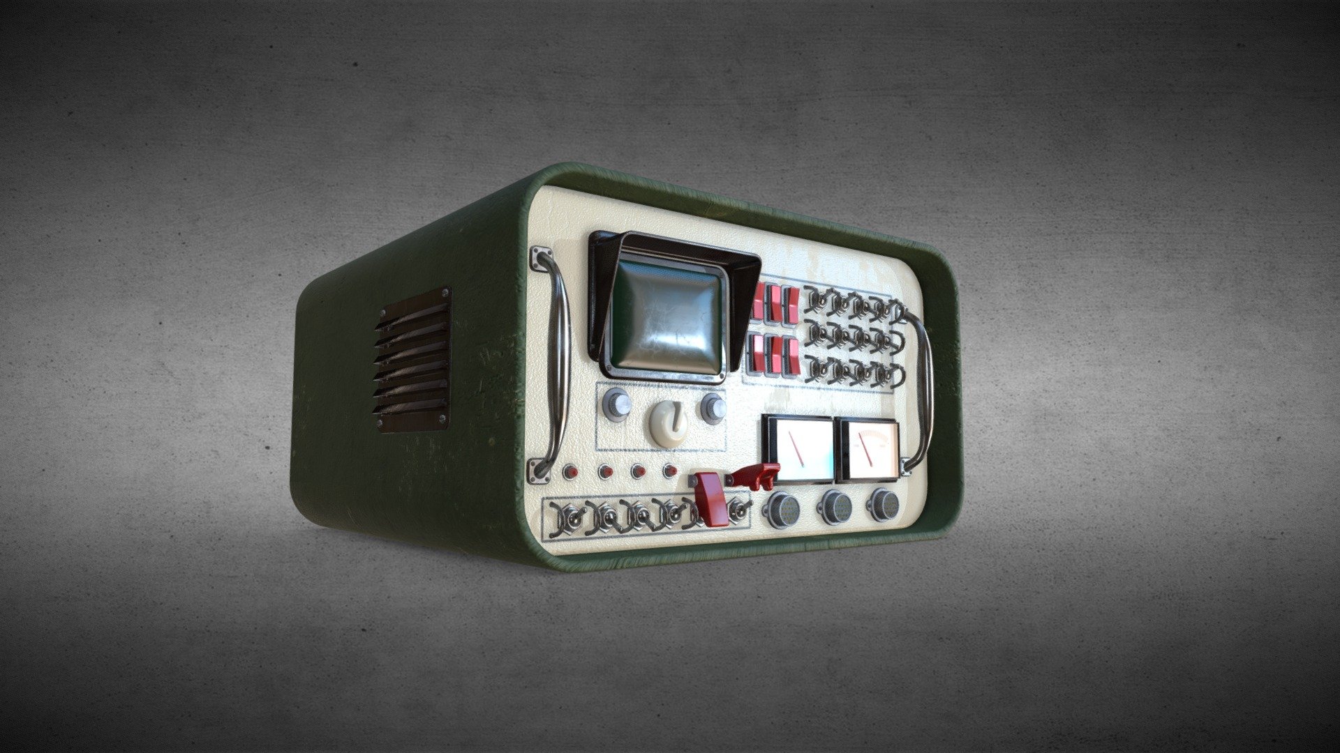Old Radio Box Download Free 3D model by Wittybacon [c8ea5db] Sketchfab