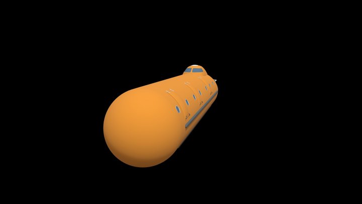 Lifeboat - Aft 3D Model