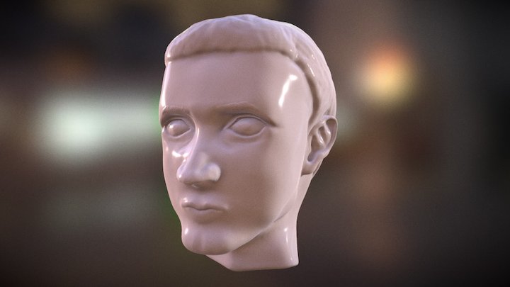 Man head 3D Model