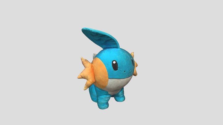 Mudkip (Pokemon) - Stuffed Animal 3D Model