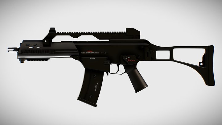 Weapon G36C 3D Model