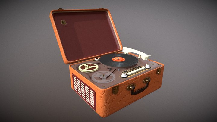 Yauza tape recorder 3D Model