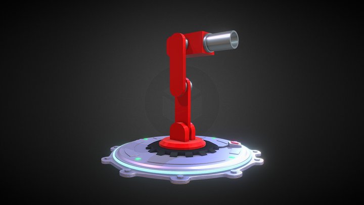 Canon_laser_04 3D Model