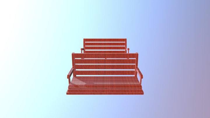 Porch Bench 3D Model