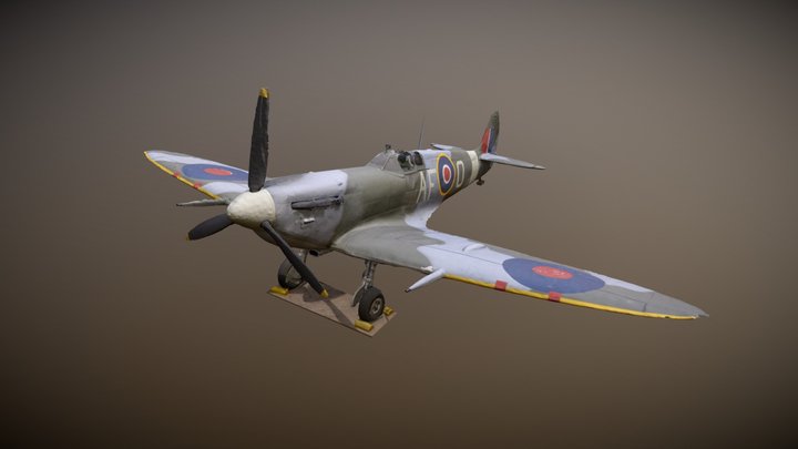 Supermarine Spitfire Mk5b 3D Model