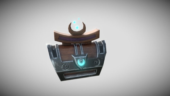 Fantasy Realistic Chest 3D Model