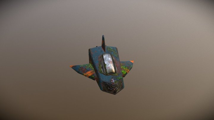 TP4-TEXTURE- Spaceship3 3D Model