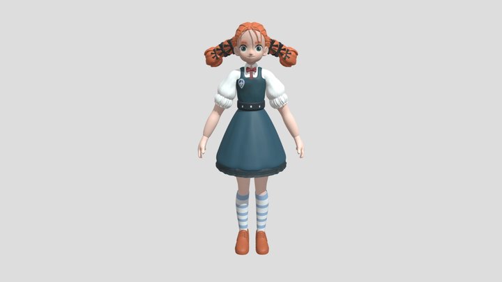 Girl3 3D Model