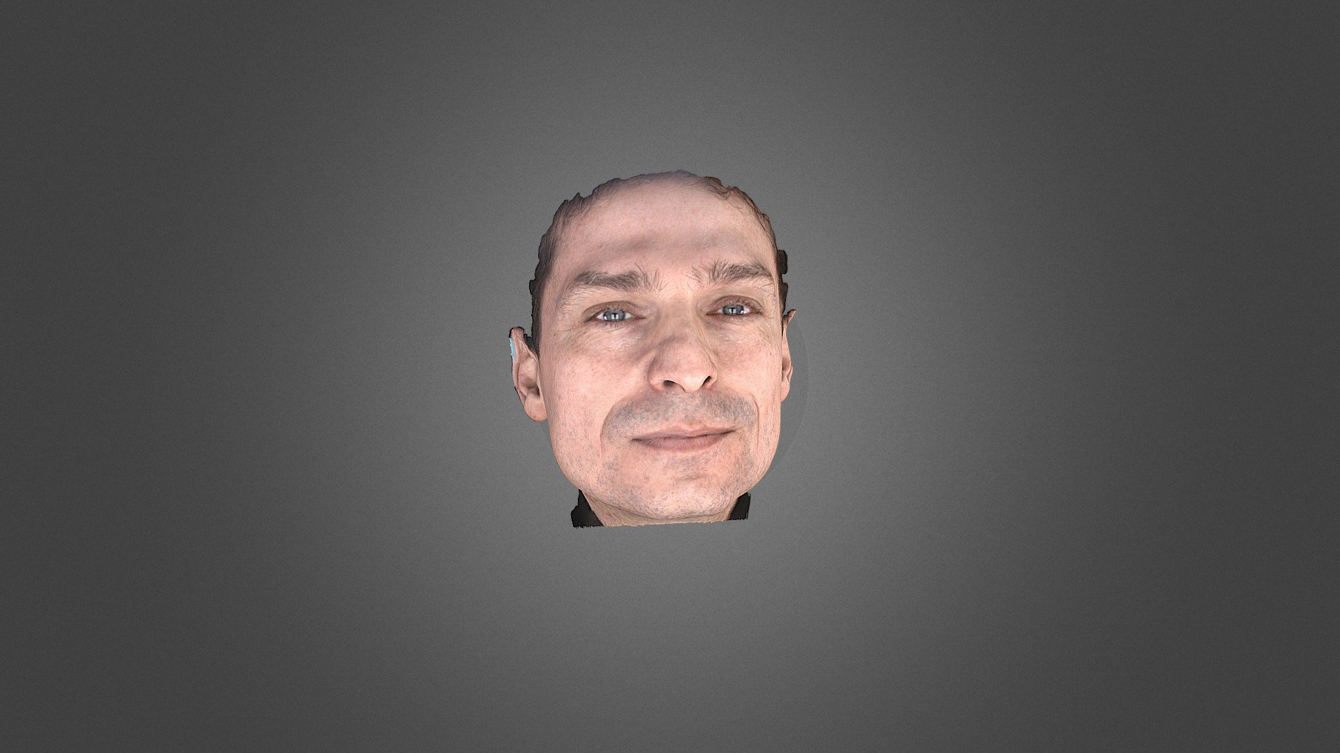 3D Face scanner Facense Model: Man