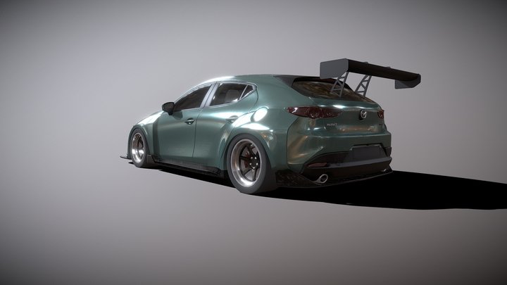 Mazda 3 TCR 3D Model