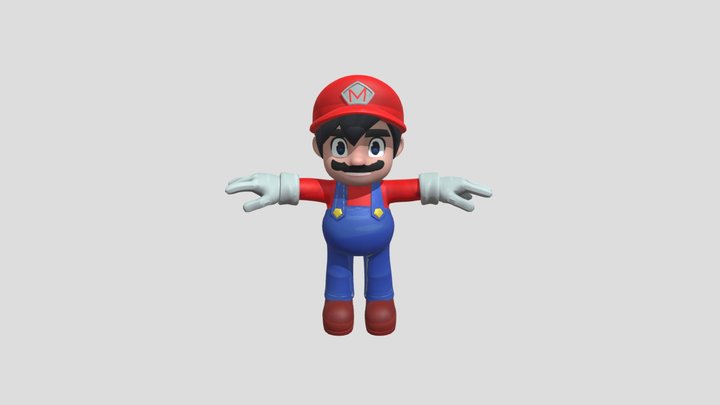 SMG4 & Mario fusion 3D Model