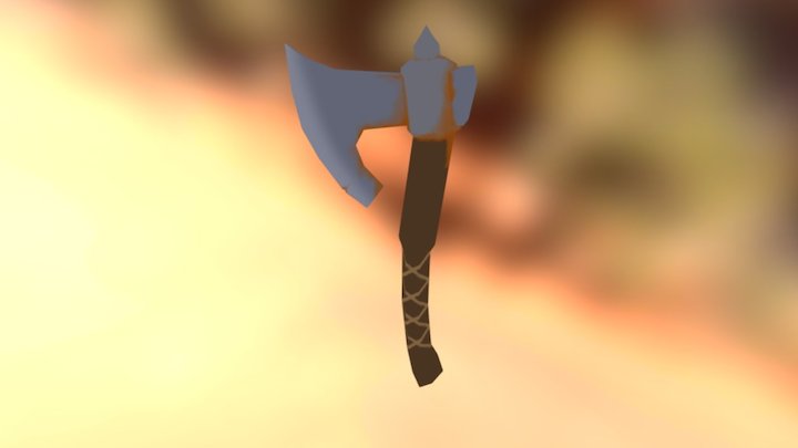 Axe Texturing Exercise 3D Model