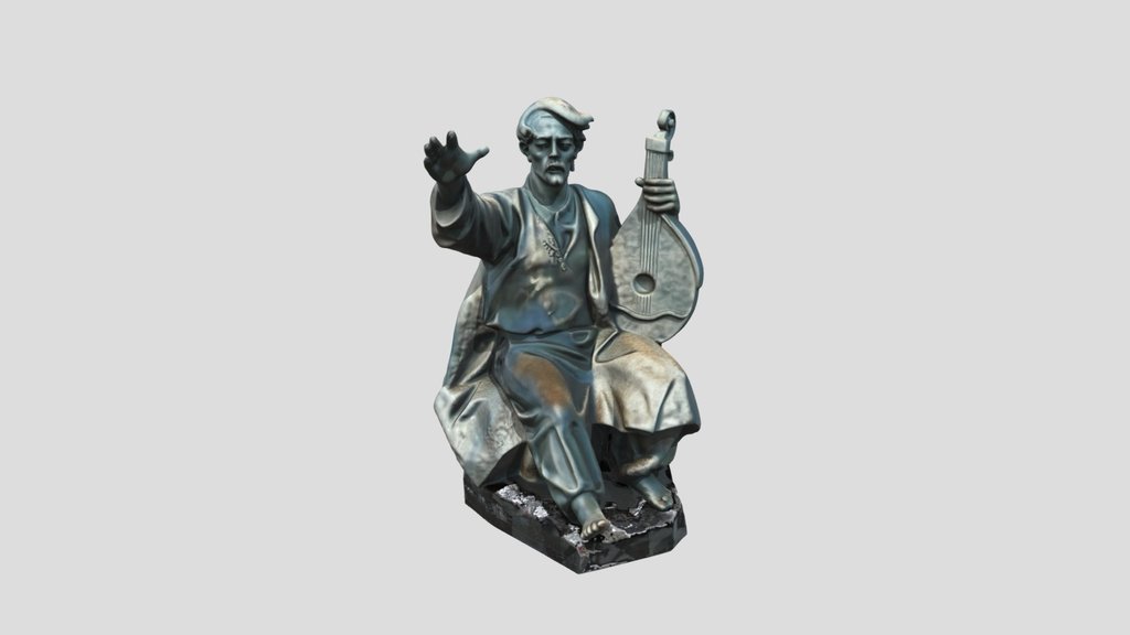 Kobzar: Ukrainian Lute Player by the Lake
