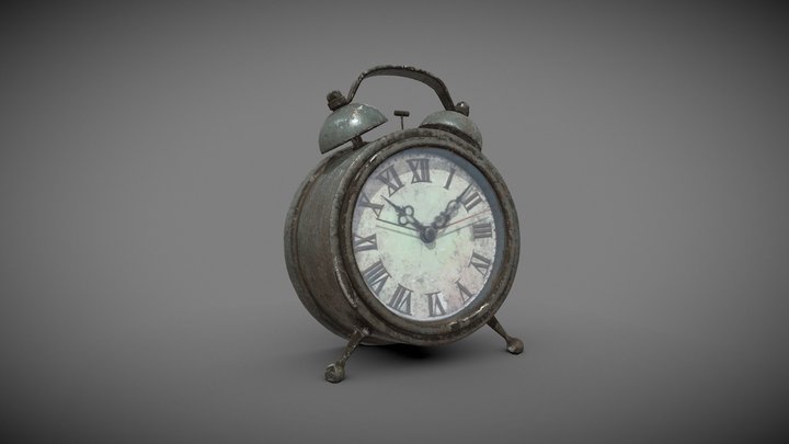 old alarm clock 3D Model