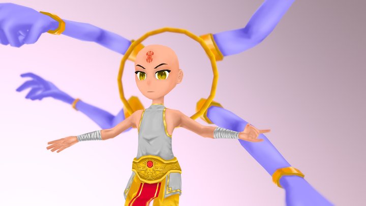 Monk 3D Model