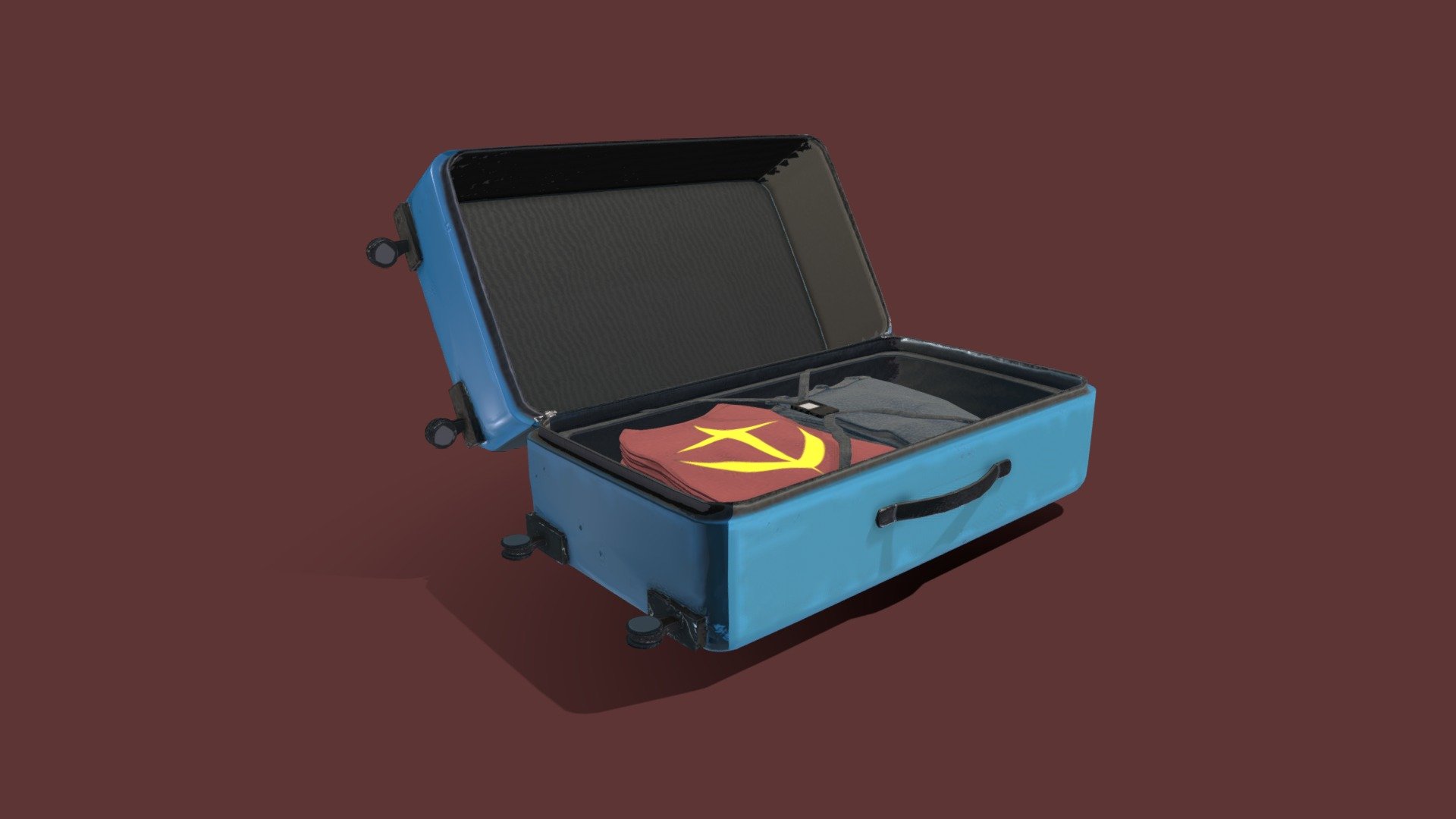 Suitcase By Logan Huling - 3D model by LoganHuling [c8f4639] - Sketchfab