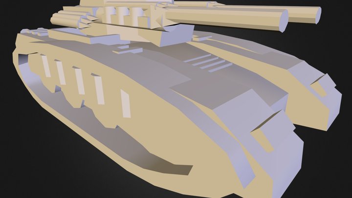 Solar Alliance Xytros Gladiator Tank 3D Model