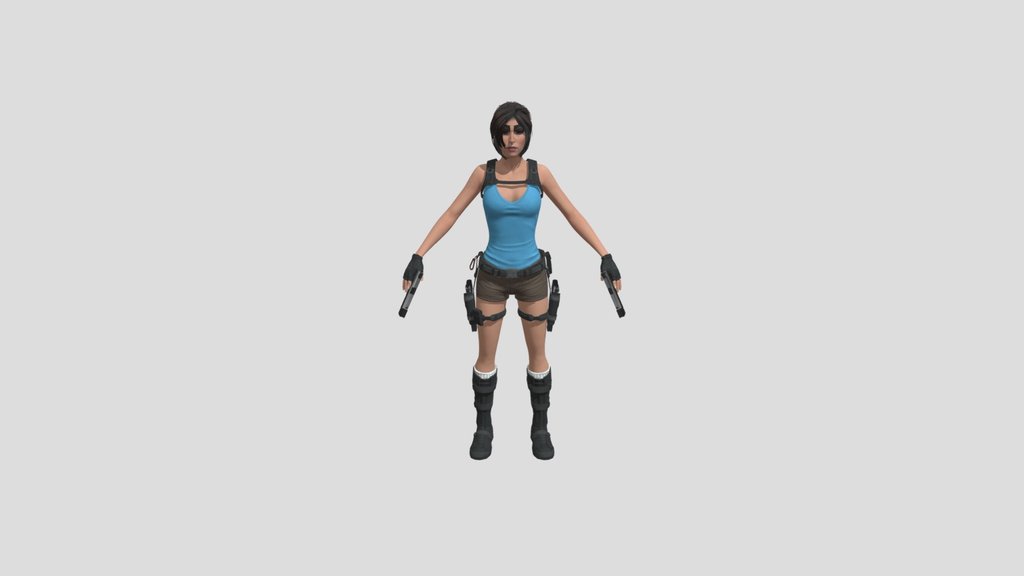 Lara Croft 2026 rigged