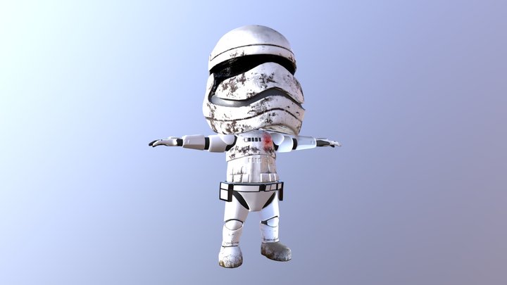 Space Trooper 3D Model